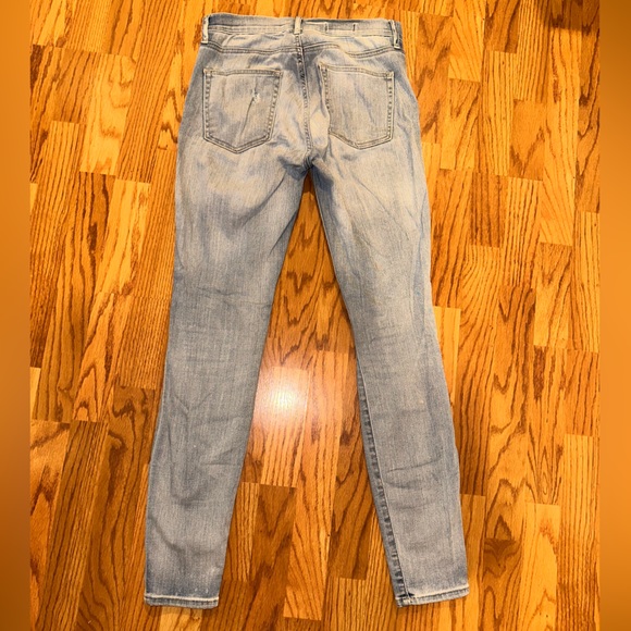 Gap 1969 high rise distressed skinny jeans - Picture 2 of 3